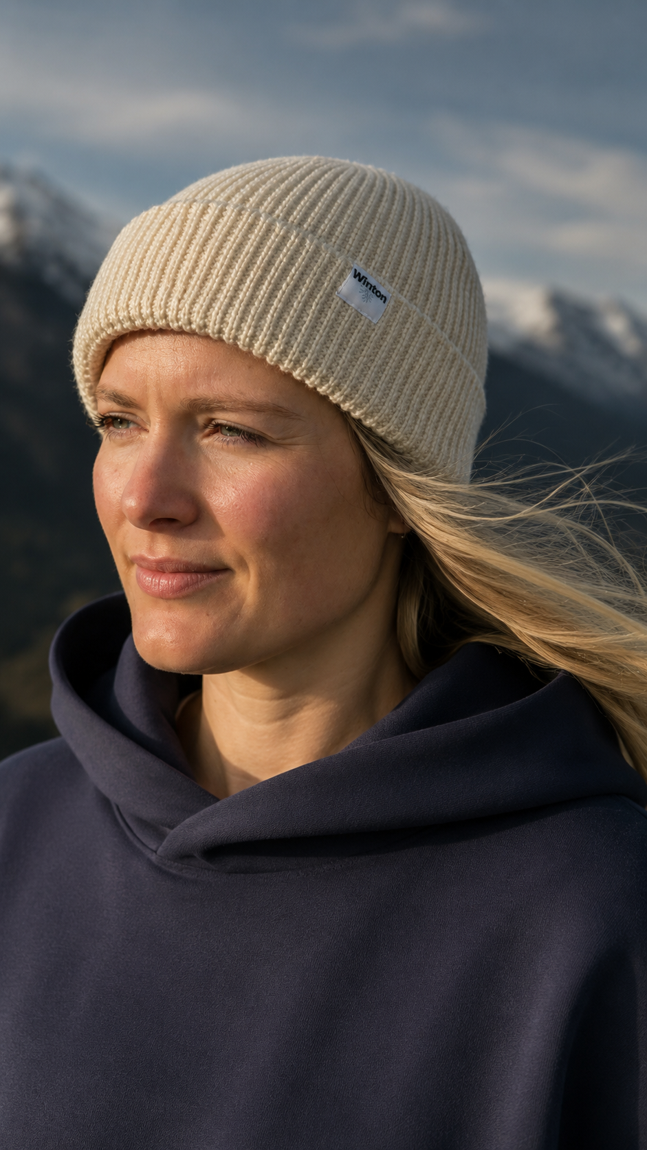 Waffle knit Beanie - Alpine Oat – Winton