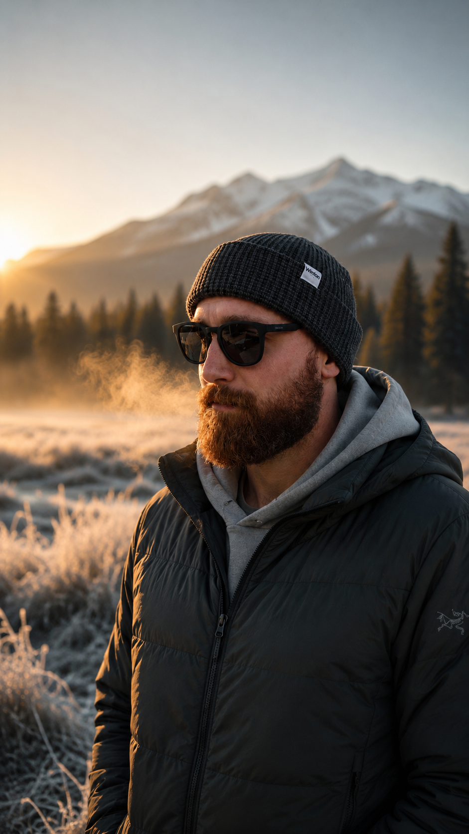 Waffle knit Beanie - Storm