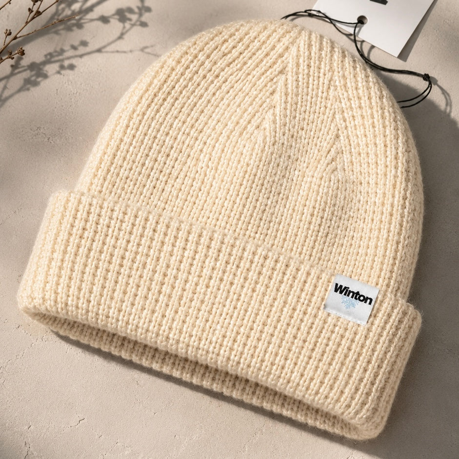 Waffle knit Beanie - Alpine Oat