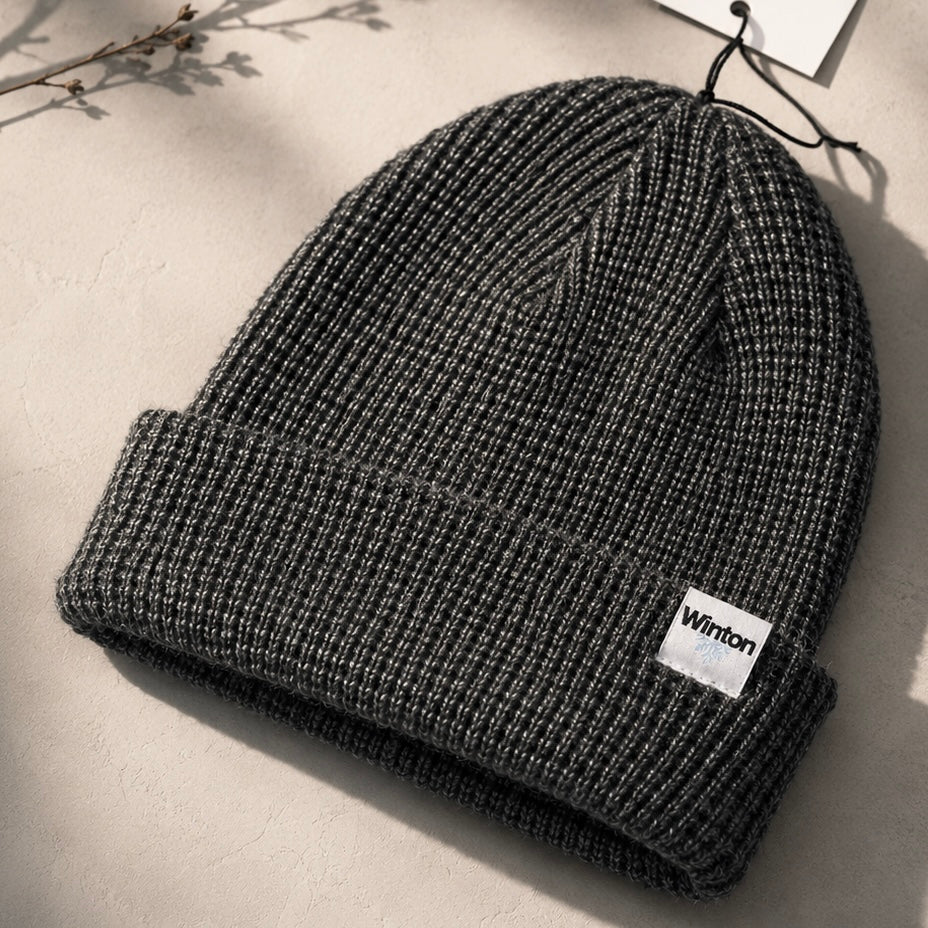 Waffle knit Beanie - Storm